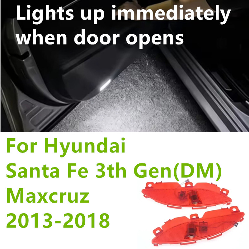 Car Accessories Xmas - 2 Stück LED Willkommens-Autotür-Lichtprojektion Dekorative Lampe