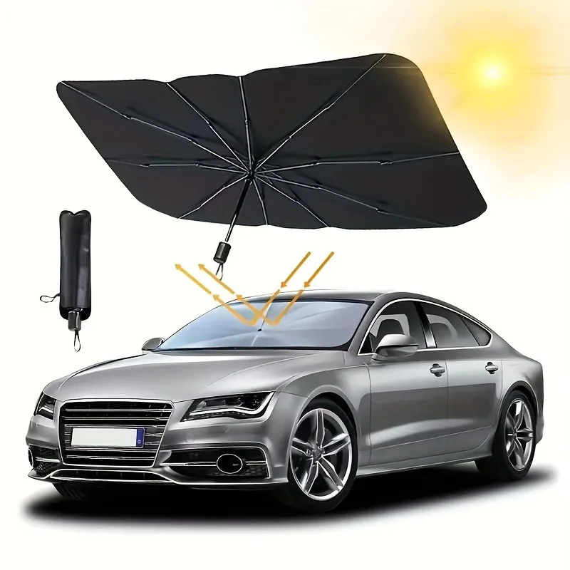 Windshield Sun Shade - Auto-Sonnenschutz Parasol Frontscheiben-Sonnenschutzabdeckung Sonnenschutz Innen-Windschutzscheiben-Schutz Zubehör