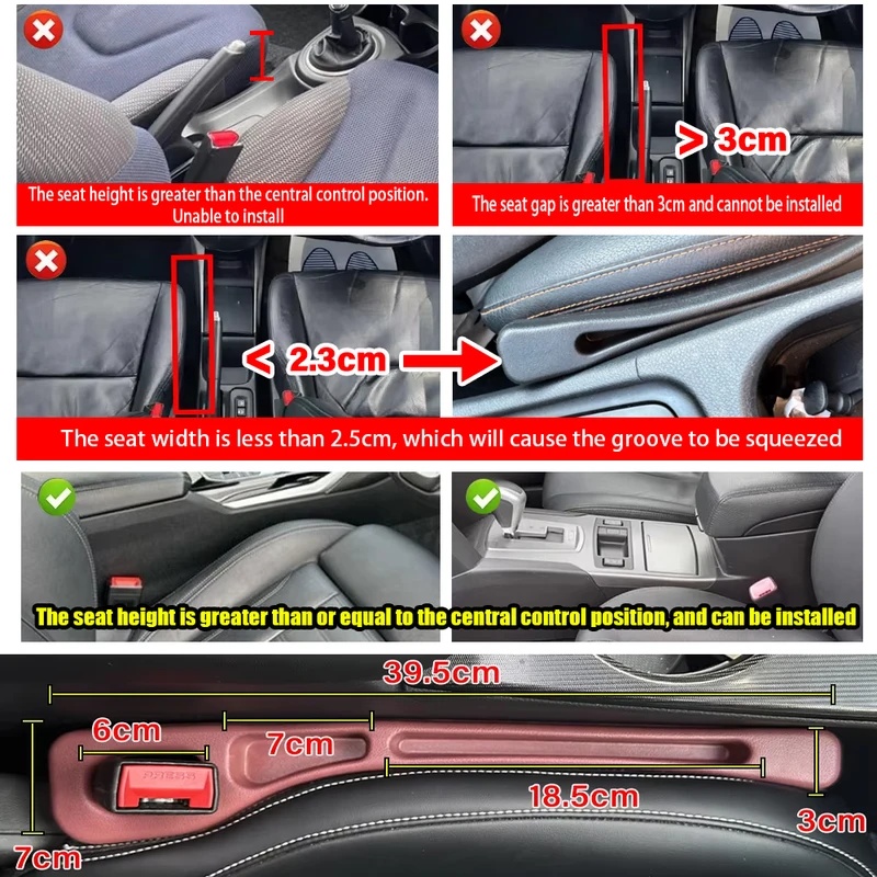 Auto-Sitzspalt-Füller, auslauf – Car Accessories Tape Bewertung und Preis