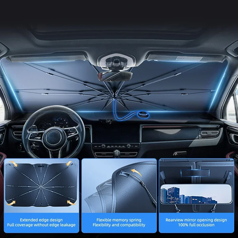 Faltbarer Auto-Windschutzschei – Windshield Sun Shade Bewertung und Preis