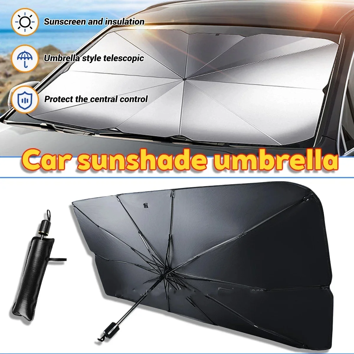 Auto-Sonnenschutz für die Wind – Windshield Sun Shade Bewertung und Preis