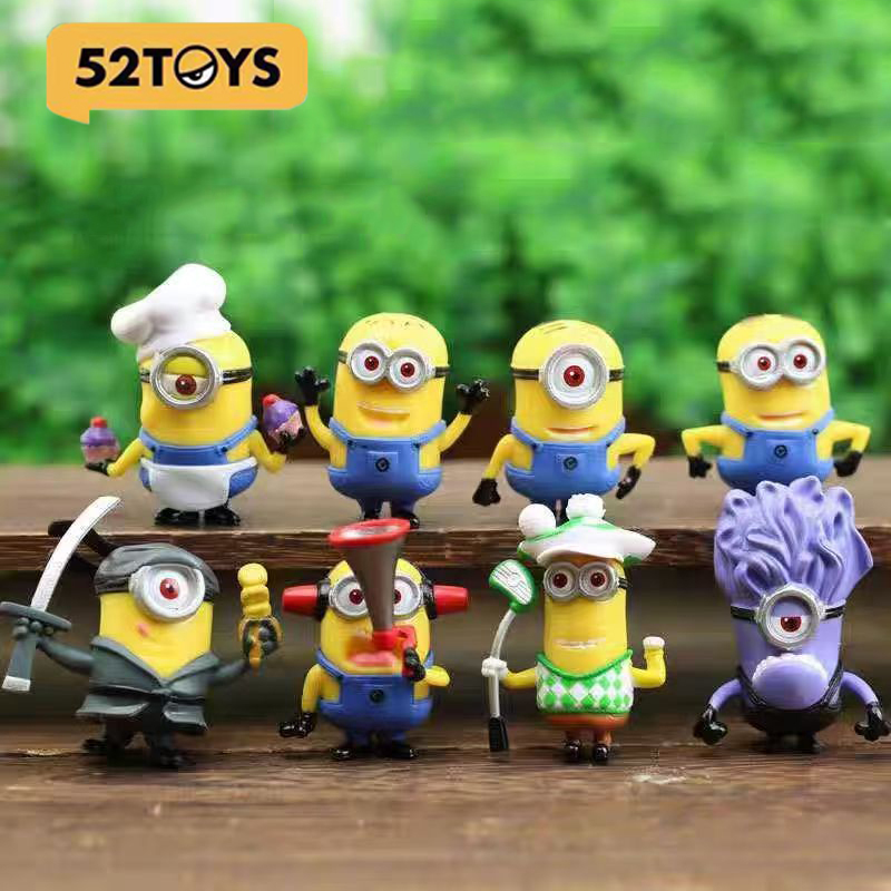 8 Stück/1 Set 52TOYS Minions C – Car Accessories Xmas Bewertung und Preis