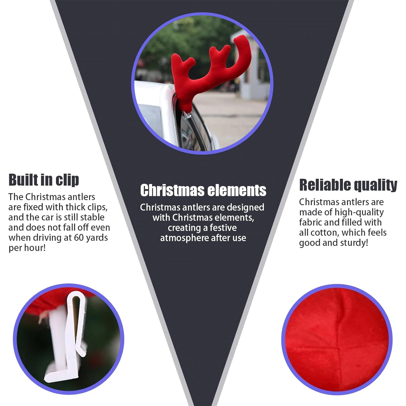 Weihnachten Auto Rentier Gewei – Car Accessories Xmas Bewertung und Preis
