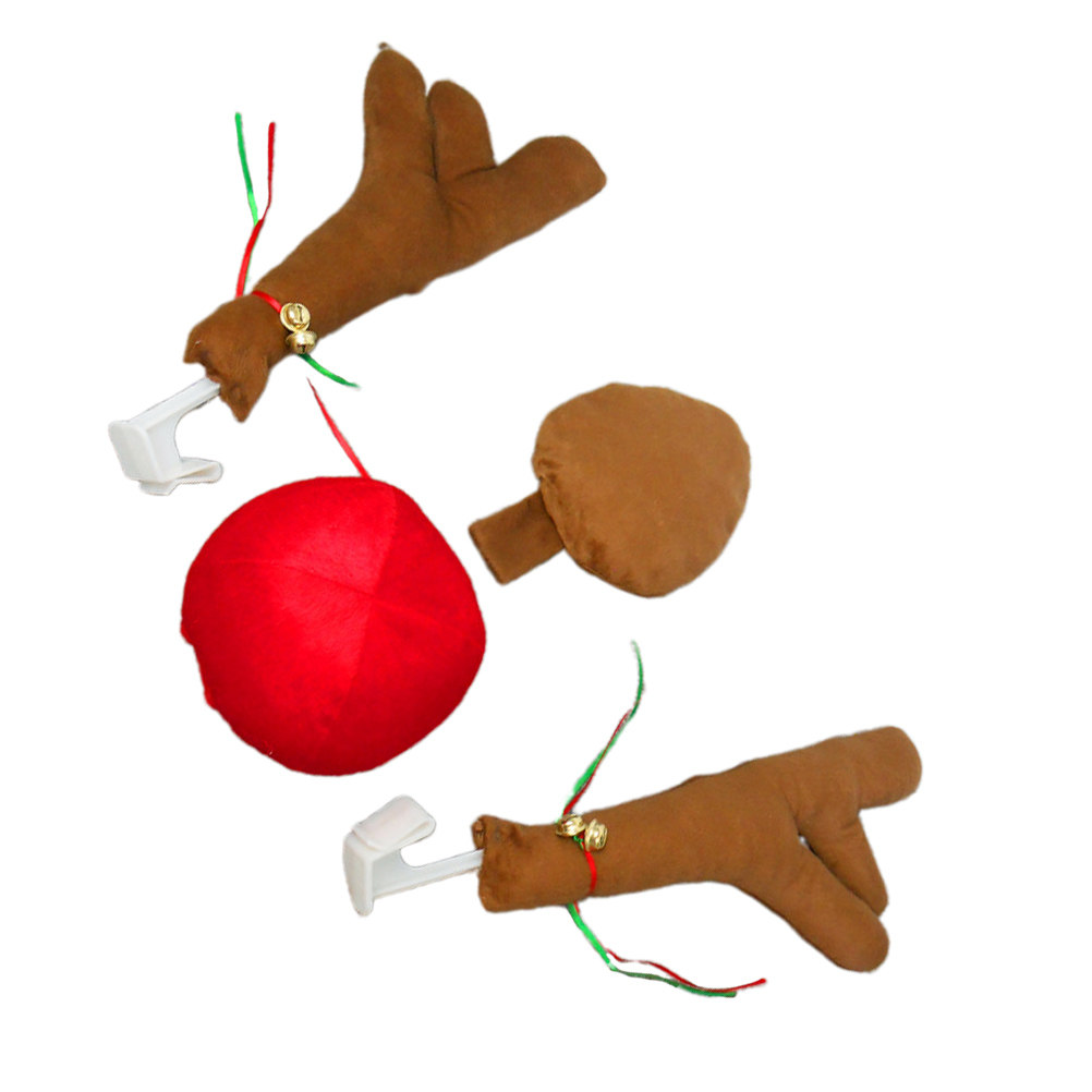 4 Stück Weihnachts-Rentier-Dek – Car Accessories Xmas Bewertung und Preis