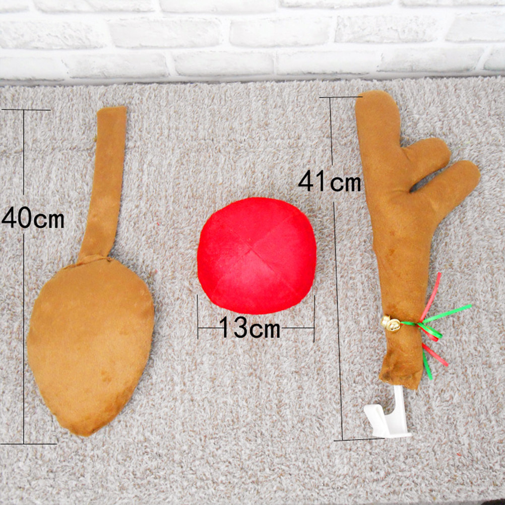4 Stück Weihnachts-Rentier-Dek – Car Accessories Xmas Bewertung und Preis