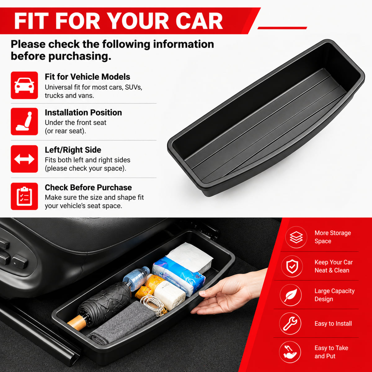 PINMOAP Auto-Aufbewahrungstabl – Car Cable Organizer Bewertung und Preis