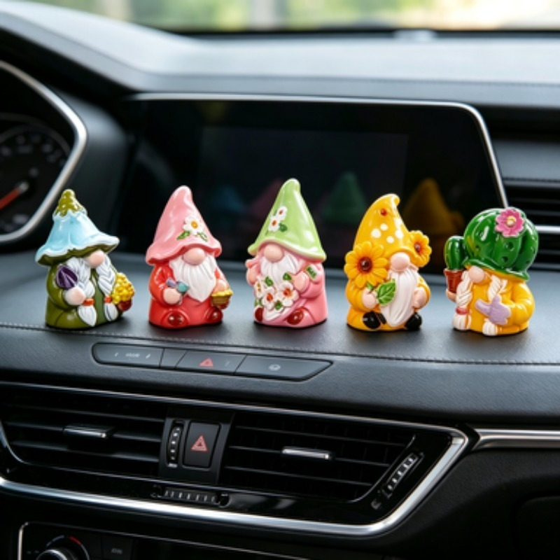 Mini 6-teiliges Gnom-Figurense – Car Accessories Xmas Bewertung und Preis