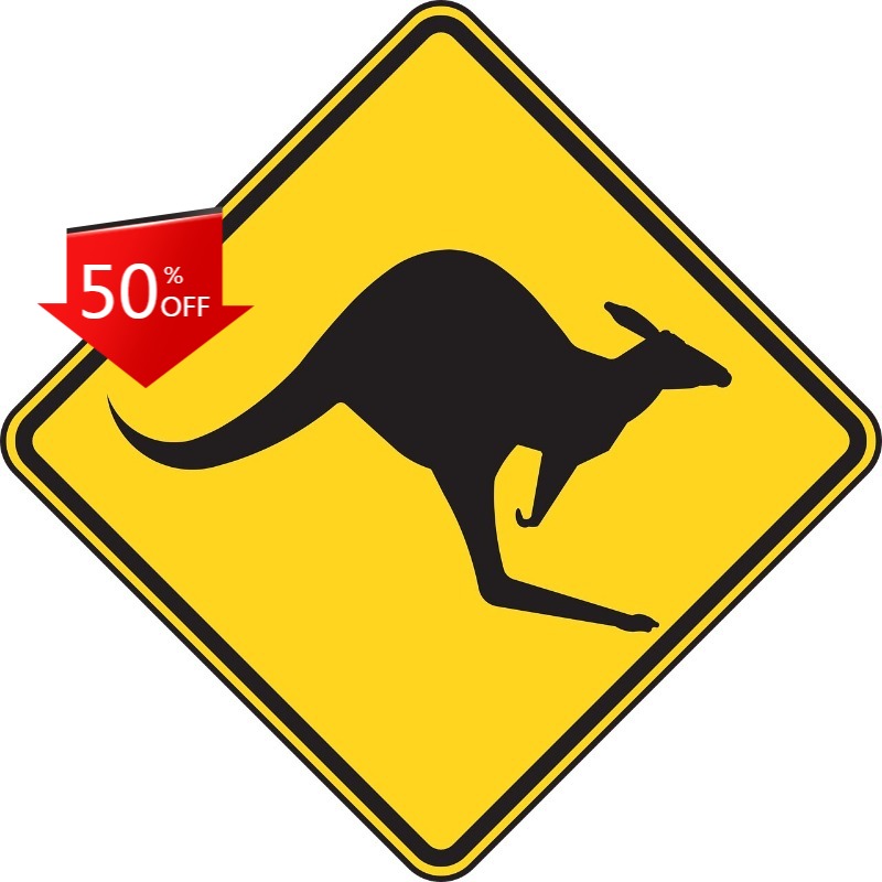 Känguru-Aufkleber, Kreuzungssc – Car Accessories Australia Bewertung und Preis