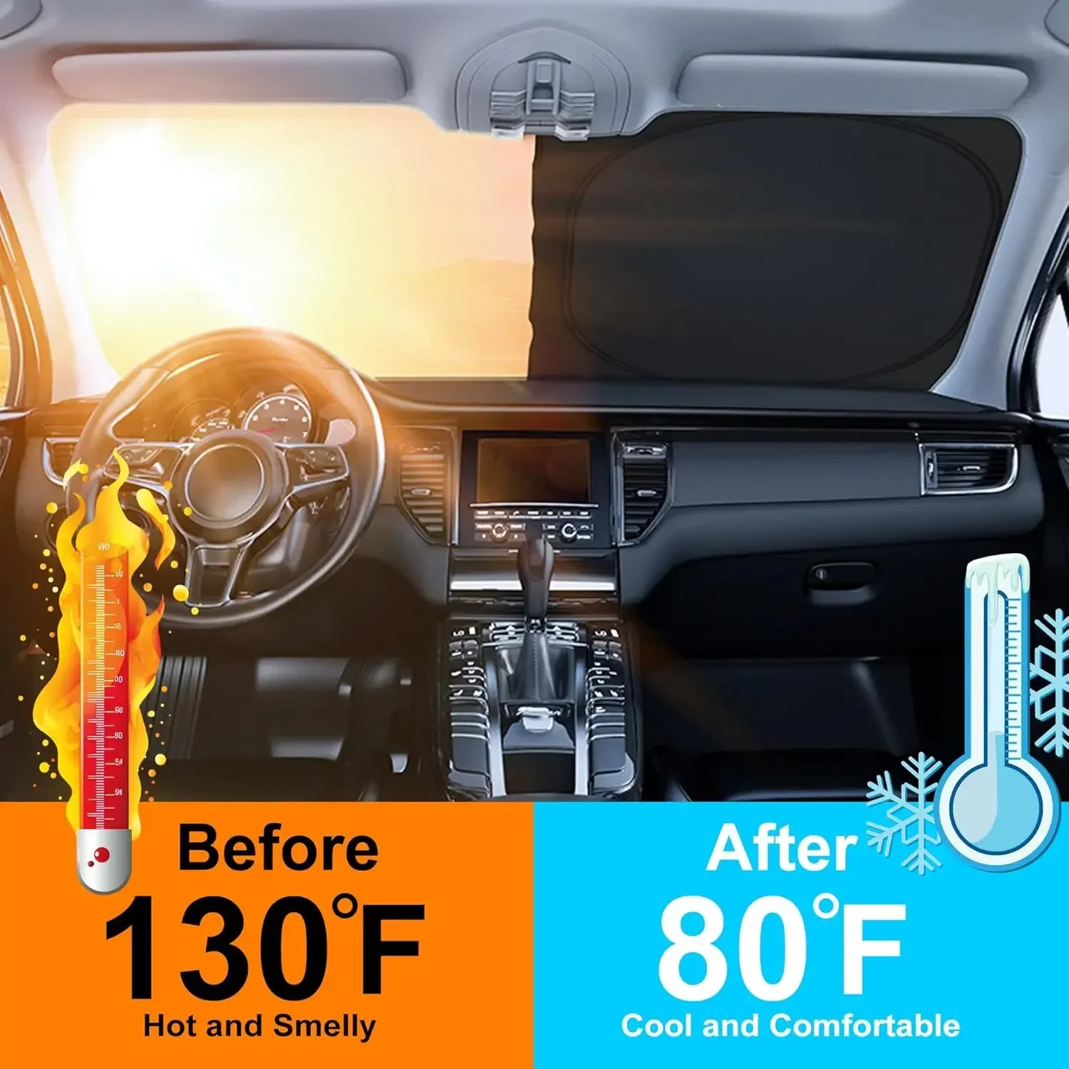 Auto-Sonnenschutz für die Fron – Windshield Sun Shade Bewertung und Preis